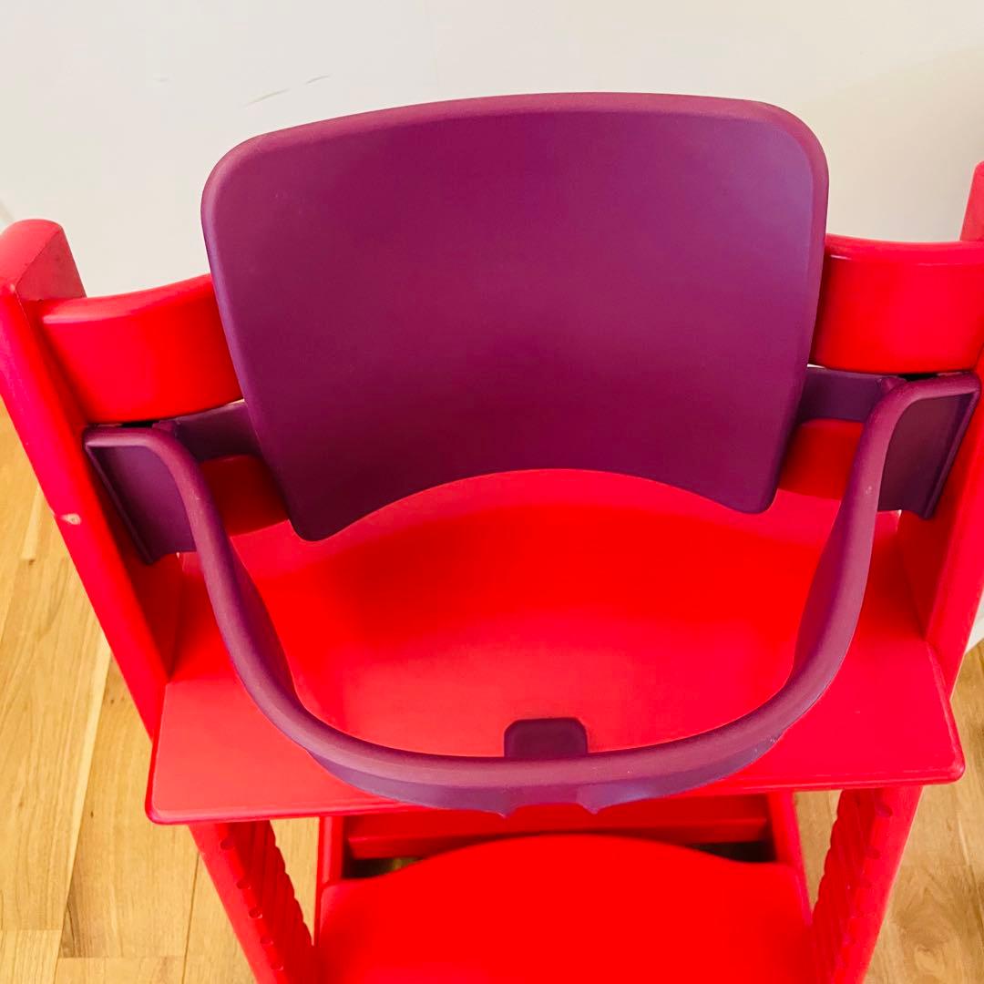 ストッケ トリップトラップ レッド ベビーセット ニューボーン 希少カラー 赤