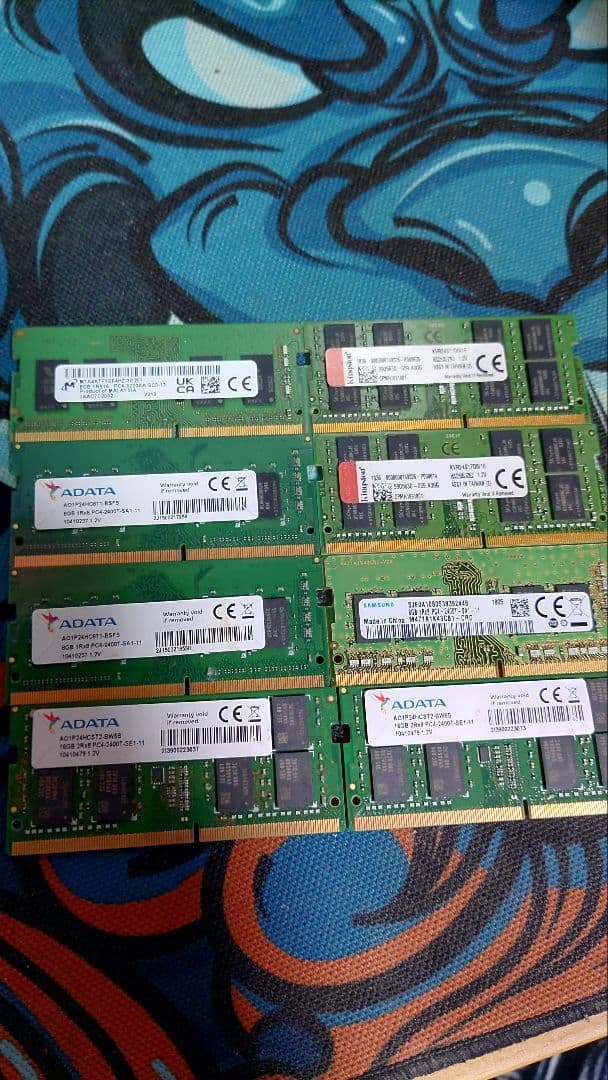 ノートPCメモリ　DDR4　8GB、16GBまとめ