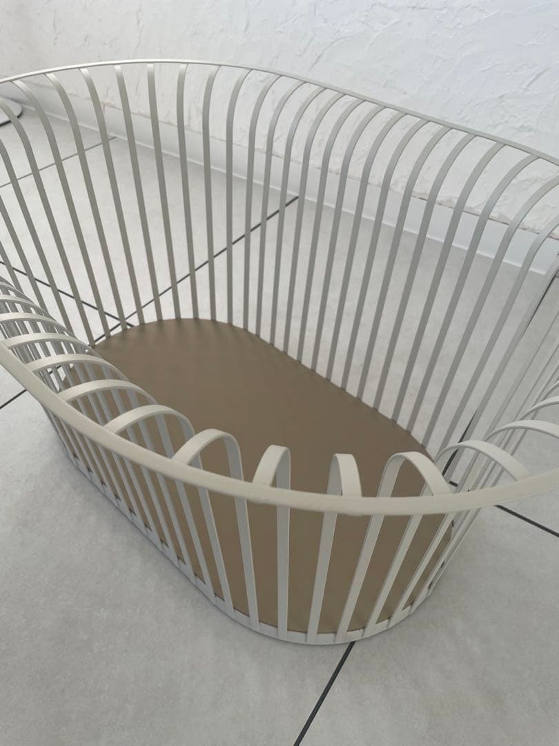 Audo  MENU リボンバスケット　 ホワイト