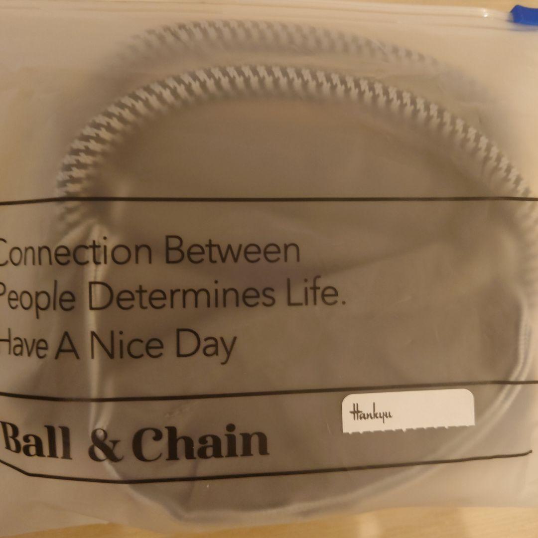 【新品未使用】ボールアンドチェーン阪急百貨店スヌーピーフェスティバルGRAY M