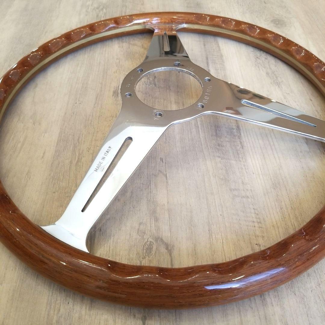 【美品】NARDI☆ナルディクラシックウッドポリッシュ/36Φ【FET刻印有り】