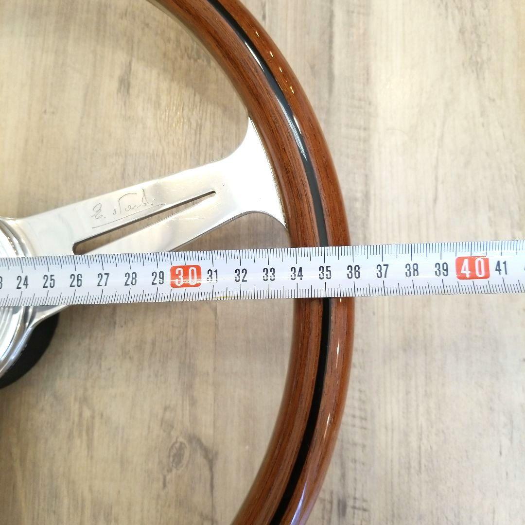 【美品】NARDI☆ナルディクラシックウッドポリッシュ/36Φ【FET刻印有り】