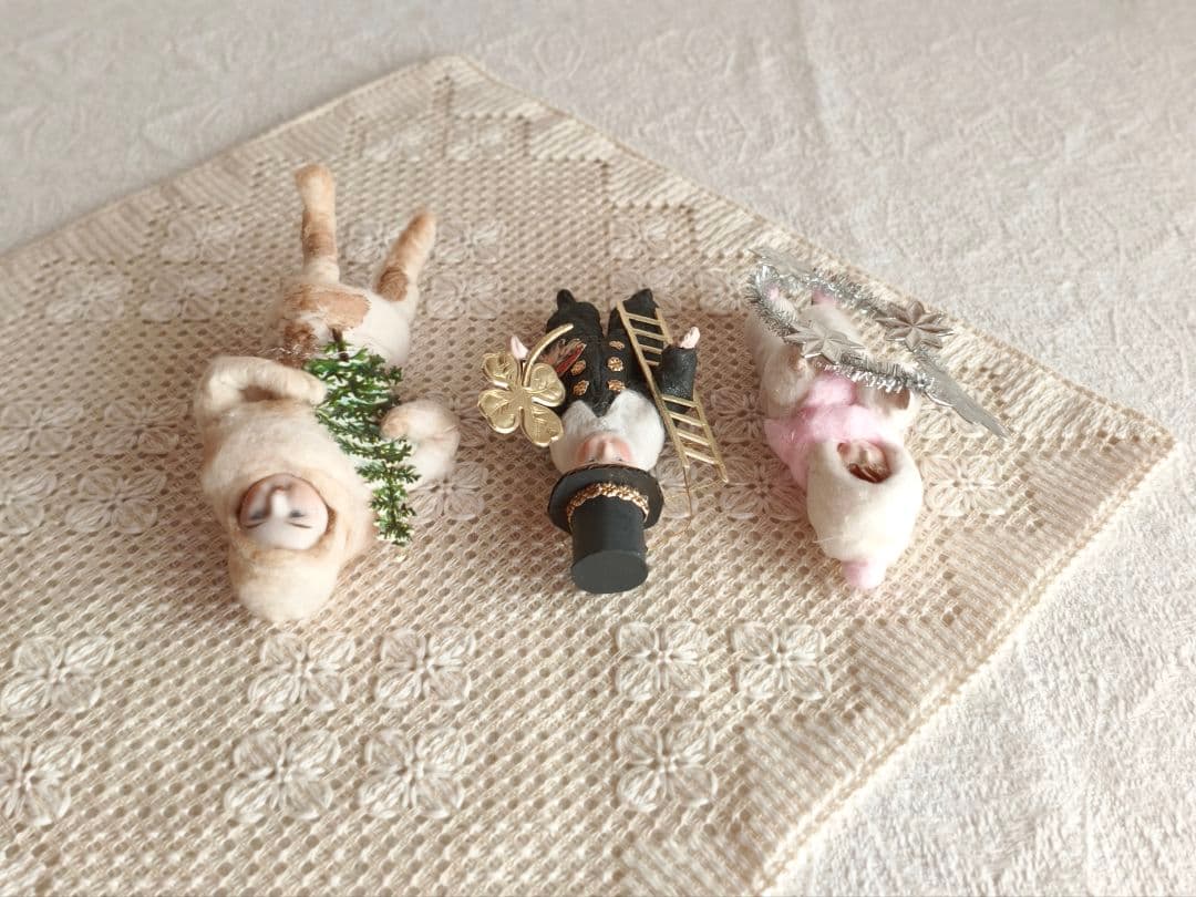 【ひまわり さま】christmas doll ୨୧ 星のシルバーリースと女の子