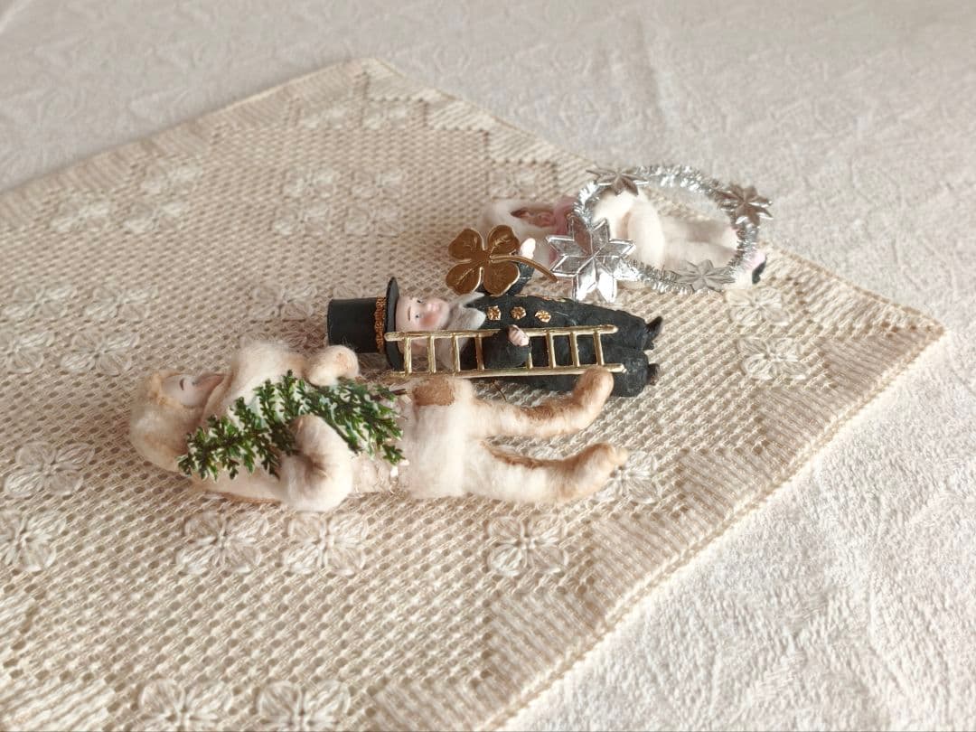 【ひまわり さま】christmas doll ୨୧ 星のシルバーリースと女の子