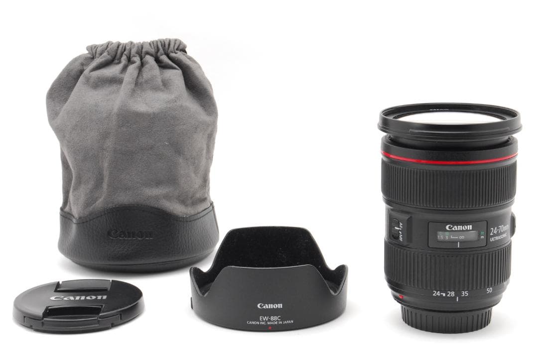【美品】CANON キャノン EF24-70mm F2.8L II USMレンズ