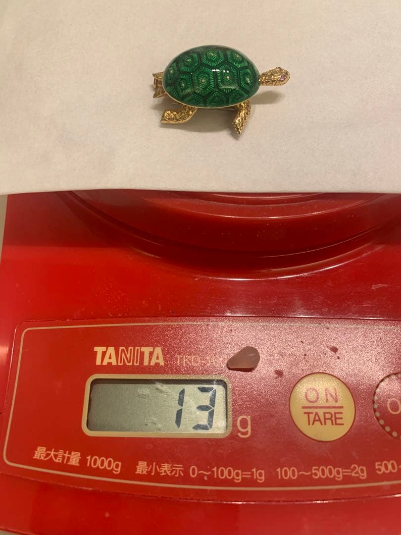 希少☆BOUCHERON☆ブシュロン 亀タートル ヘキサゴン　ブローチ