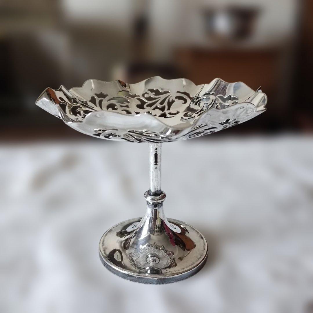 Mappin & Webb　アンティーク　シルバープレート　英国　コンポート