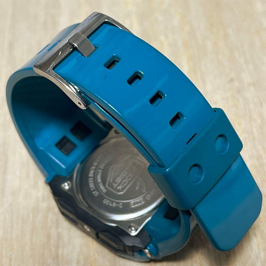 エ*)様 【完動美品】G-SHOCK G-8100ターコイズブルー★デュアルイル