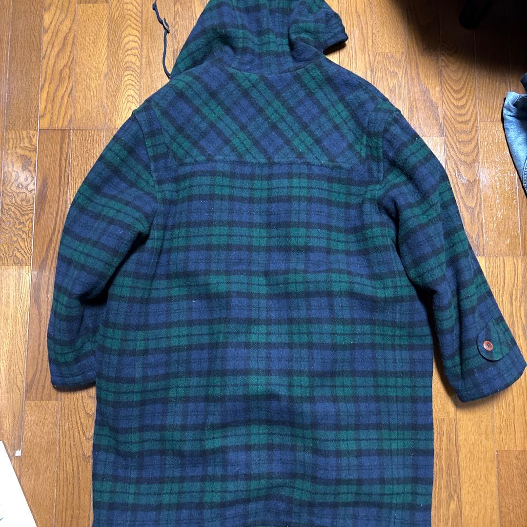 80~90's LLBEAN ブラックウォッチダッフルコート ウールコートラルフ