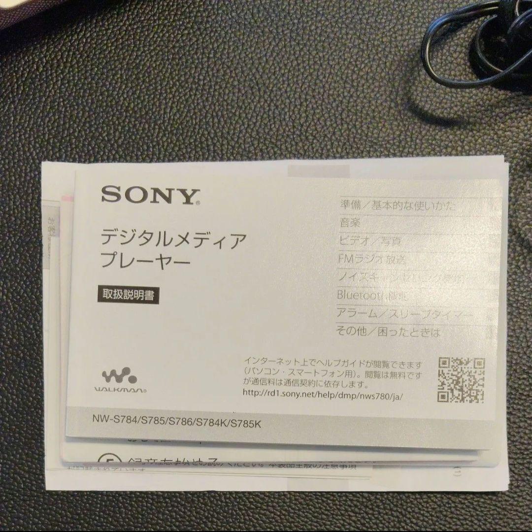 SONYウォークマン NW-S784 スピーカー、ダイレクト録音用ケーブル