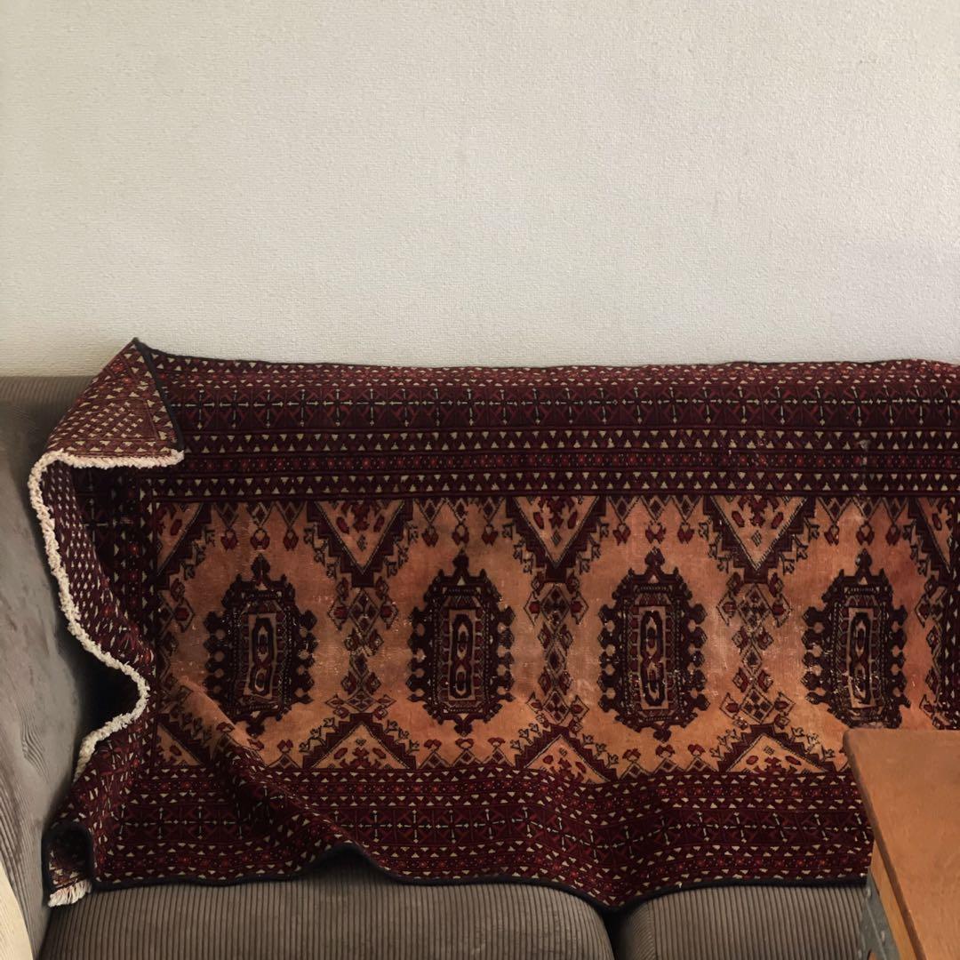 【在庫整理／大幅値引】145×90パキスタン・ラホール産 ヴィンテージラグ