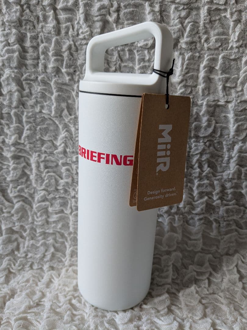 BRIEFING ブリーフィング×MiiR ミアー◆水筒 16oz 白◆未使用