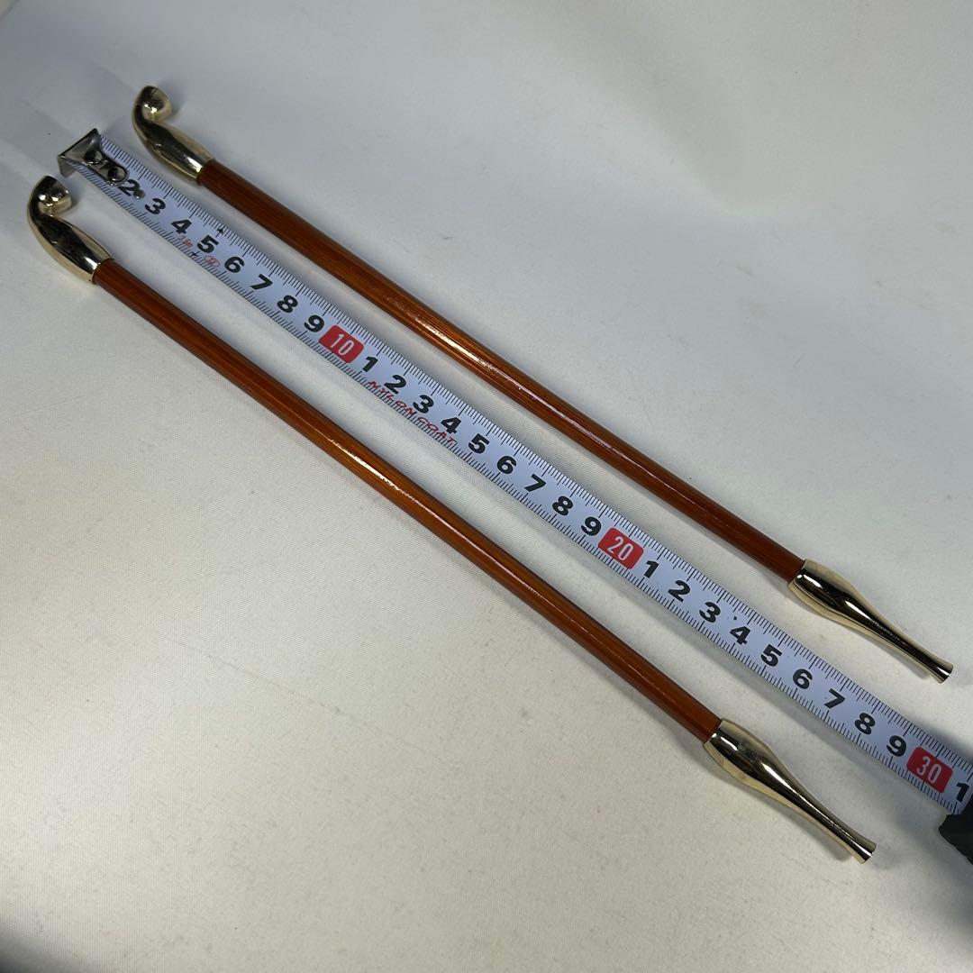 煙管　キセル　裏千家茶道具　無地　2本セット