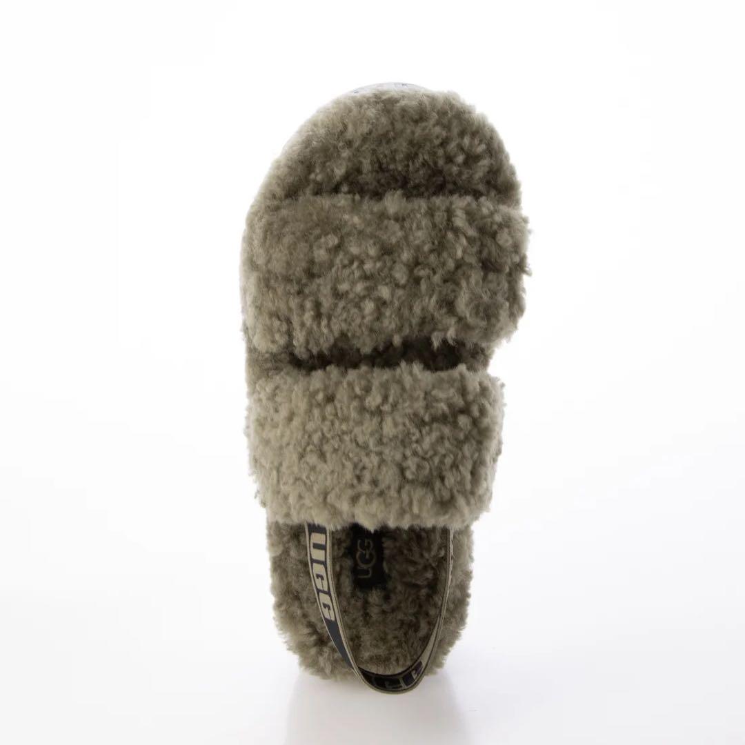 UGG 激レアオー フラッフィータ 新品サンダル アグ フラットサンダル 厚底