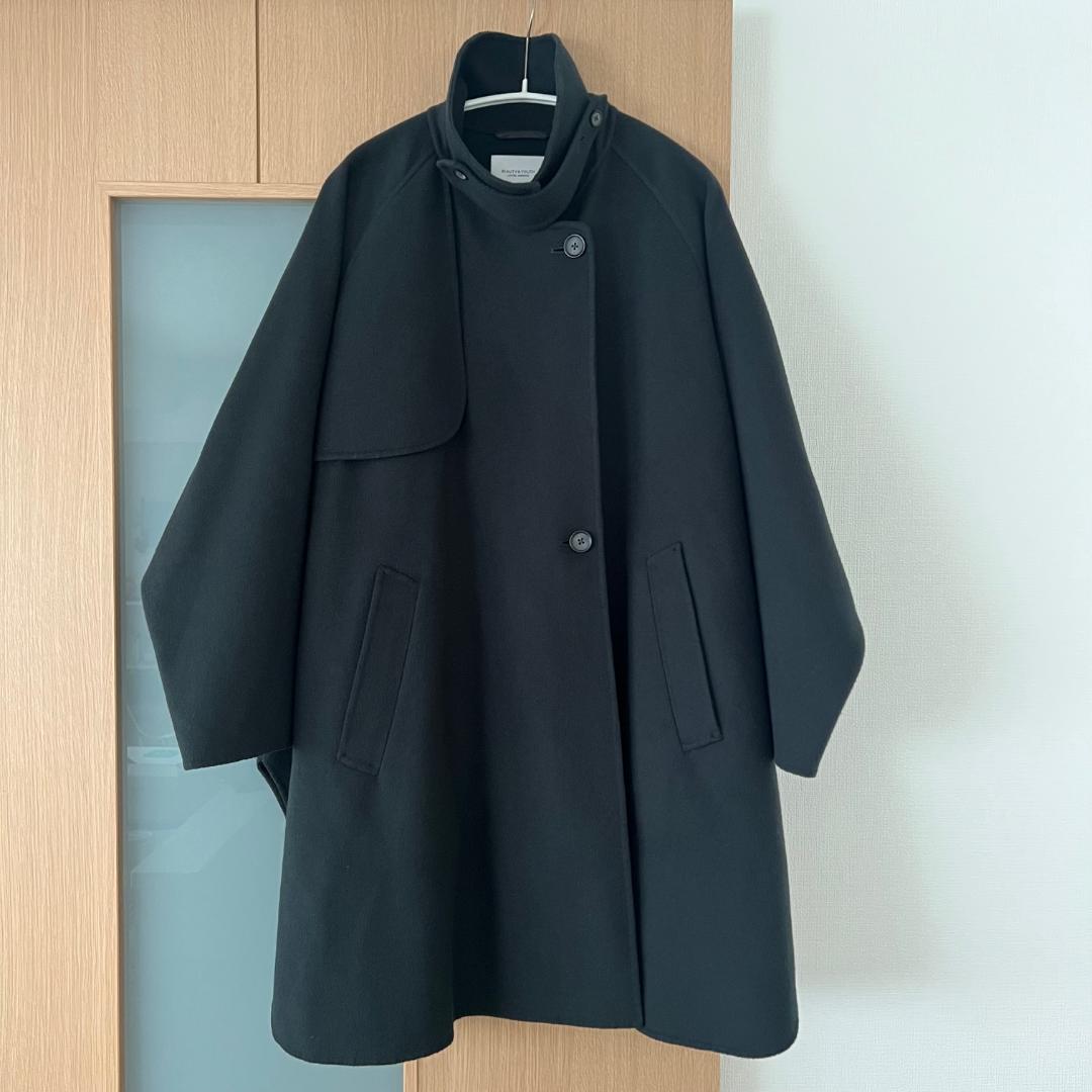 Beauty & Youth リバー ポンチョ コート Dark Green M