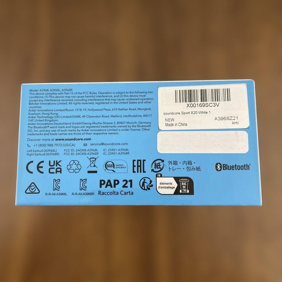 11180 未開封Anker Soundcore Sport X20 ホワイト