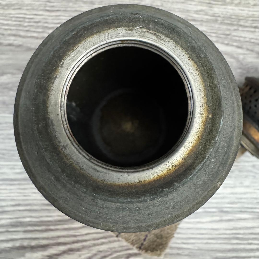 【希少】 オイルランプ 木製台 古道具　　　アンティーク