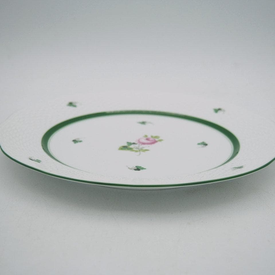 ヘレンド ウィーンの薔薇 521/VRH 23cm ランチプレート ペア #3