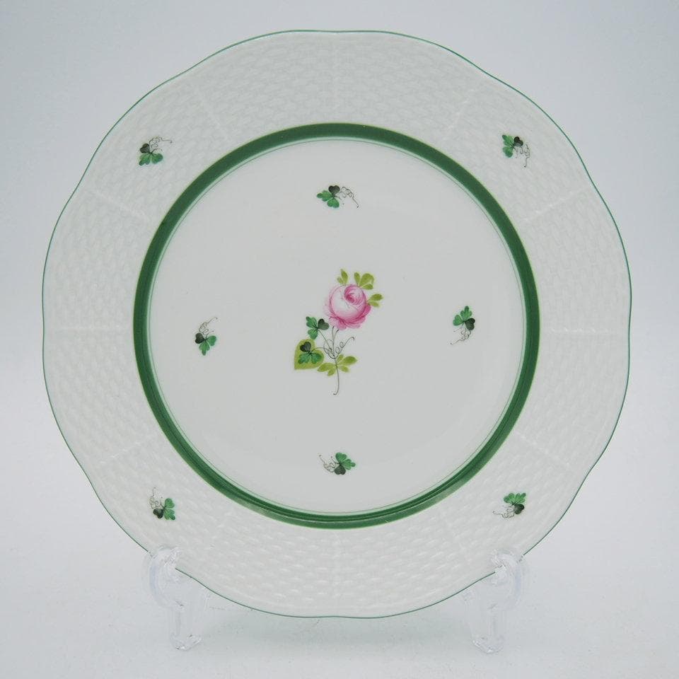 ヘレンド ウィーンの薔薇 521/VRH 23cm ランチプレート ペア #3