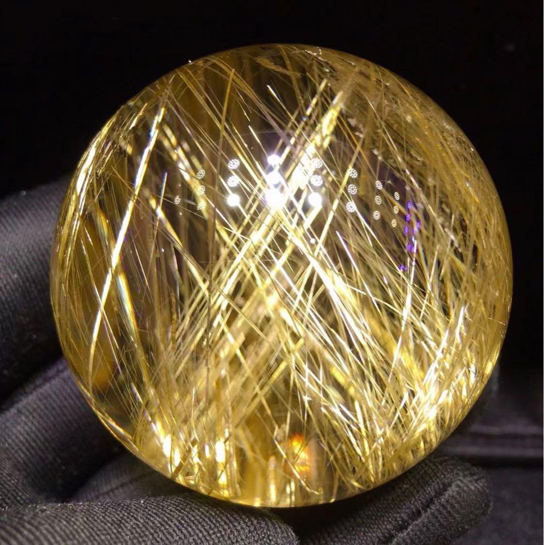 ⭐︎【極上品】タイチンクオーツ  置物 51.7mm