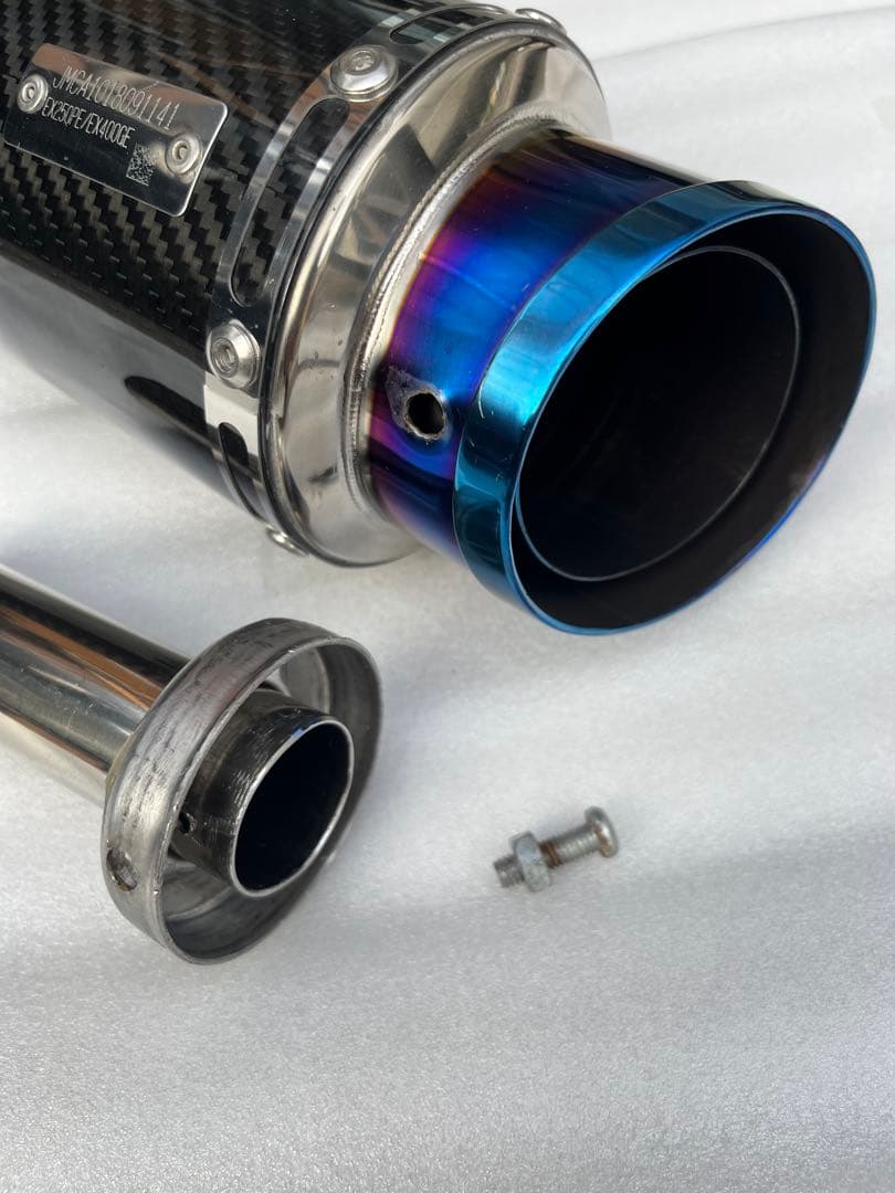 ninja400 マフラー　BEAMS R-EVO2 カーボン【ジャンク品】