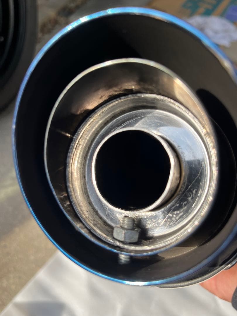 ninja400 マフラー　BEAMS R-EVO2 カーボン【ジャンク品】