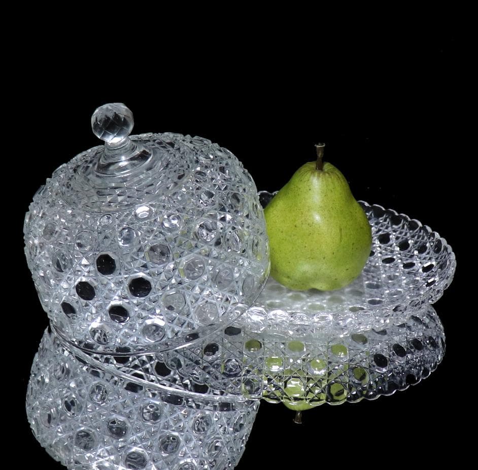 オールド・バカラ 極稀少 チーズクロッシュ ドーム&トレイ ディアマンピエーリー