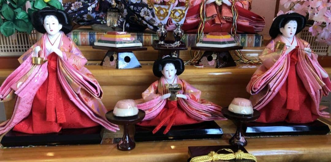 久月三段飾り雛人形