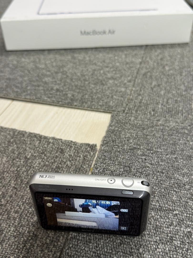 SONY ソニー Cyber−Shot DSC-T110 シルバー デジカメ