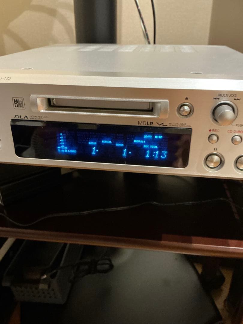 ONKYO INTEC275 MDデッキ Hi-MD対応 シルバー MD-133