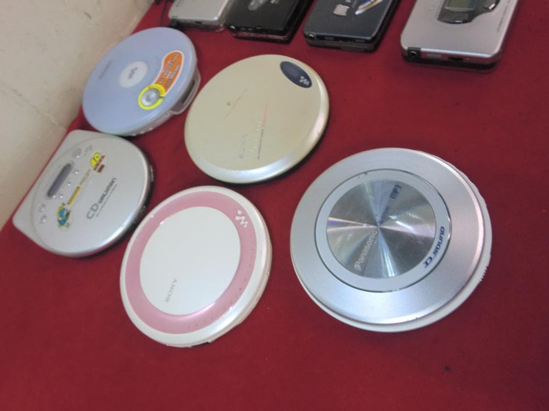 411：ソニー　パナソニック等　ポータブルプレーヤー　計13点　ジャンク