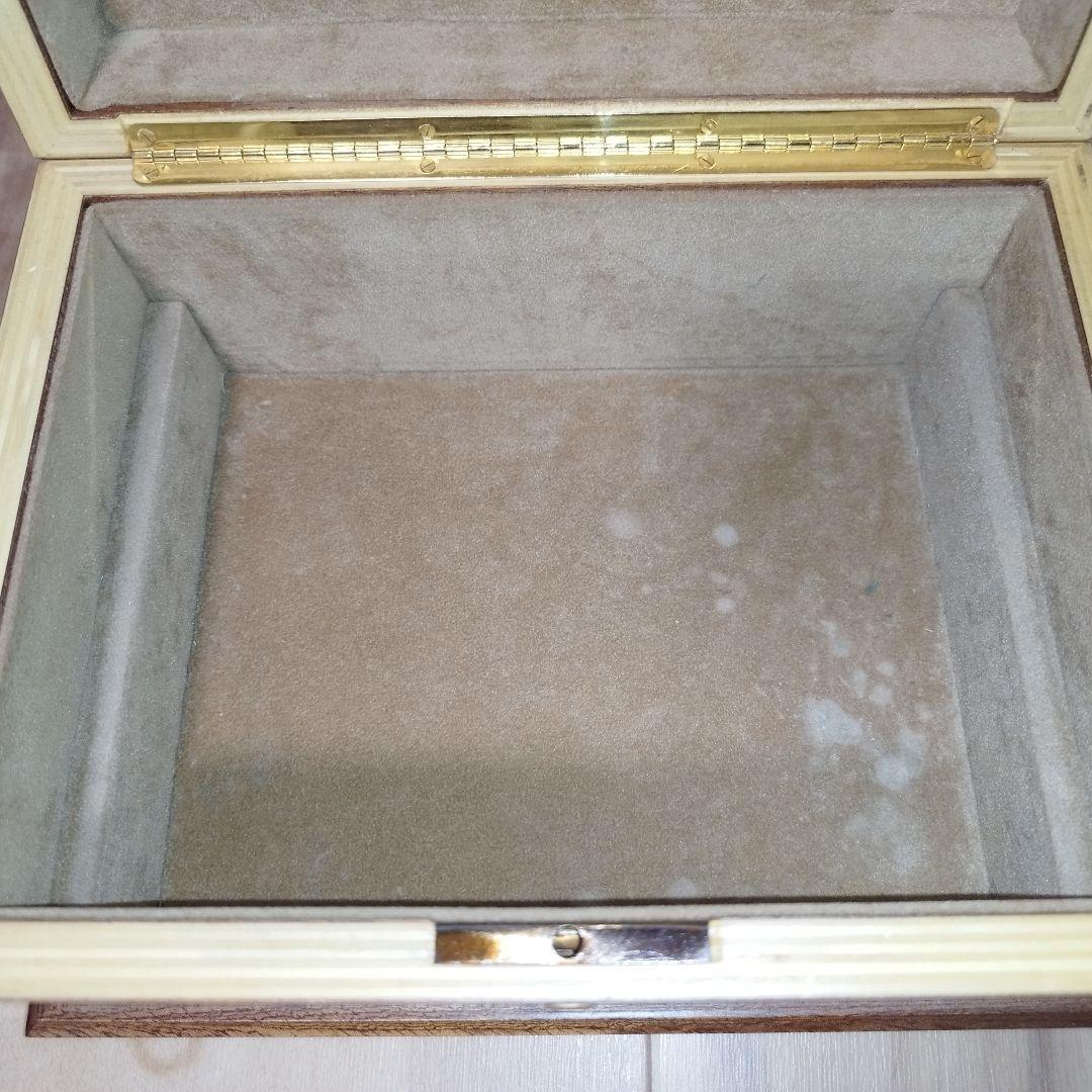 【美品】AGRESTI ジュエリーボックス 2段 宝石箱 鍵付き イタリア製