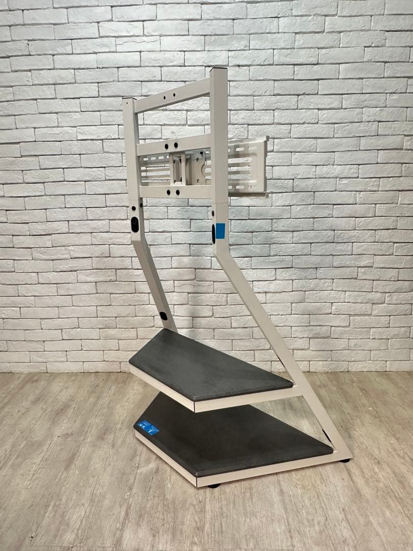 【東京都内23区配送無料】テレビ台　コーナー　スタンド　TV ボード　角　白