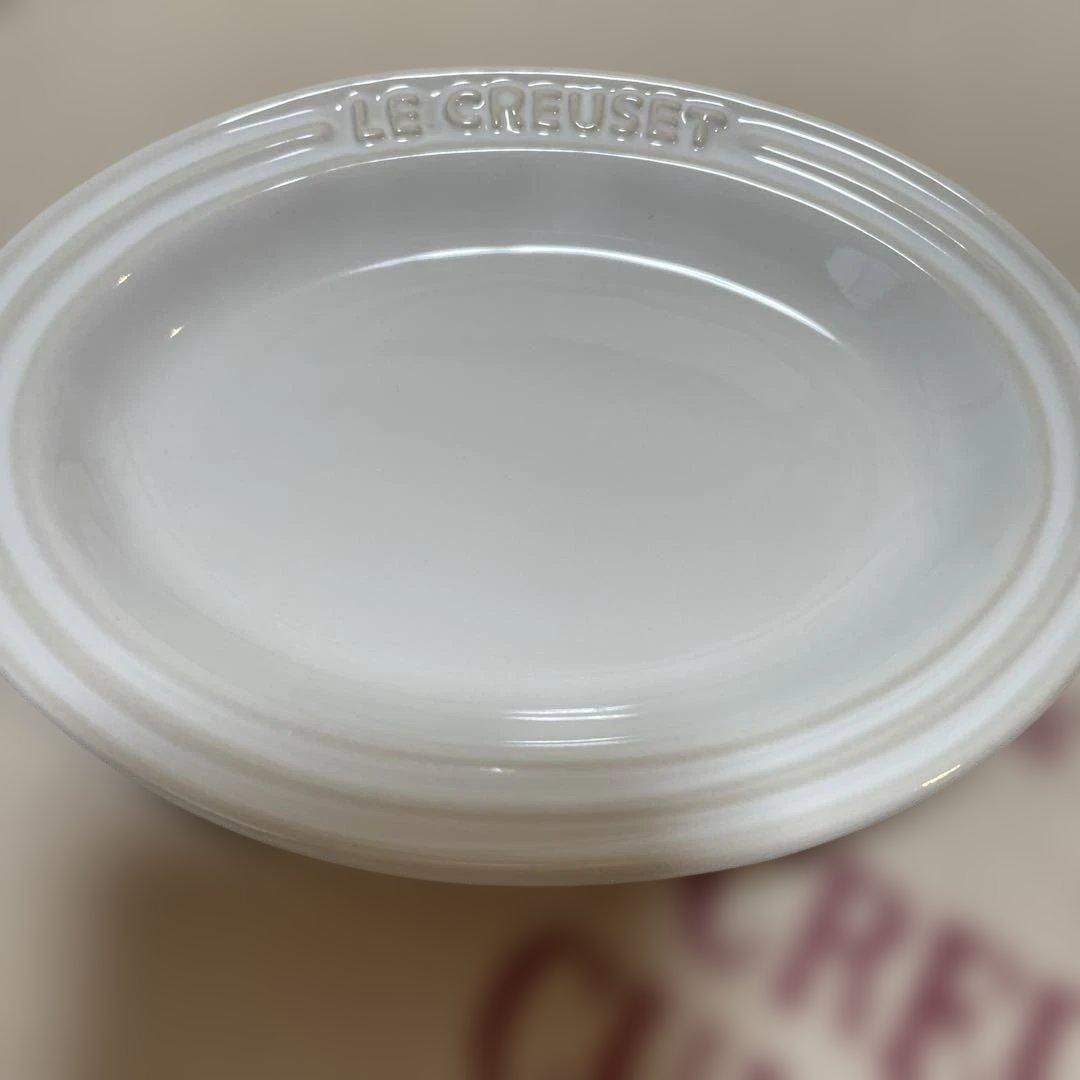 《新品》LE CREUSET ミニオーバルプレート 2箱 10枚