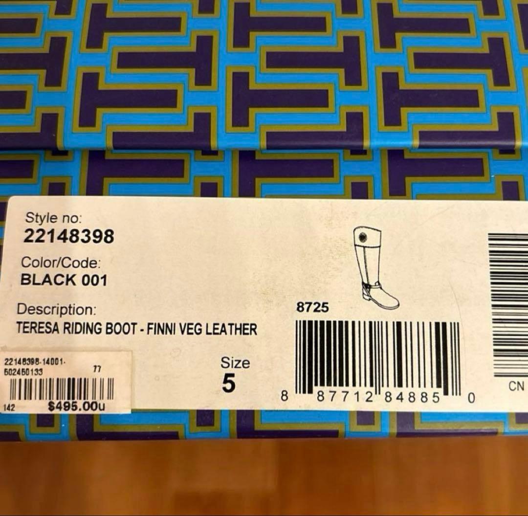 シーホー【新品未使用】ToryBurch トリーバーチ ブーツ本革 黒5