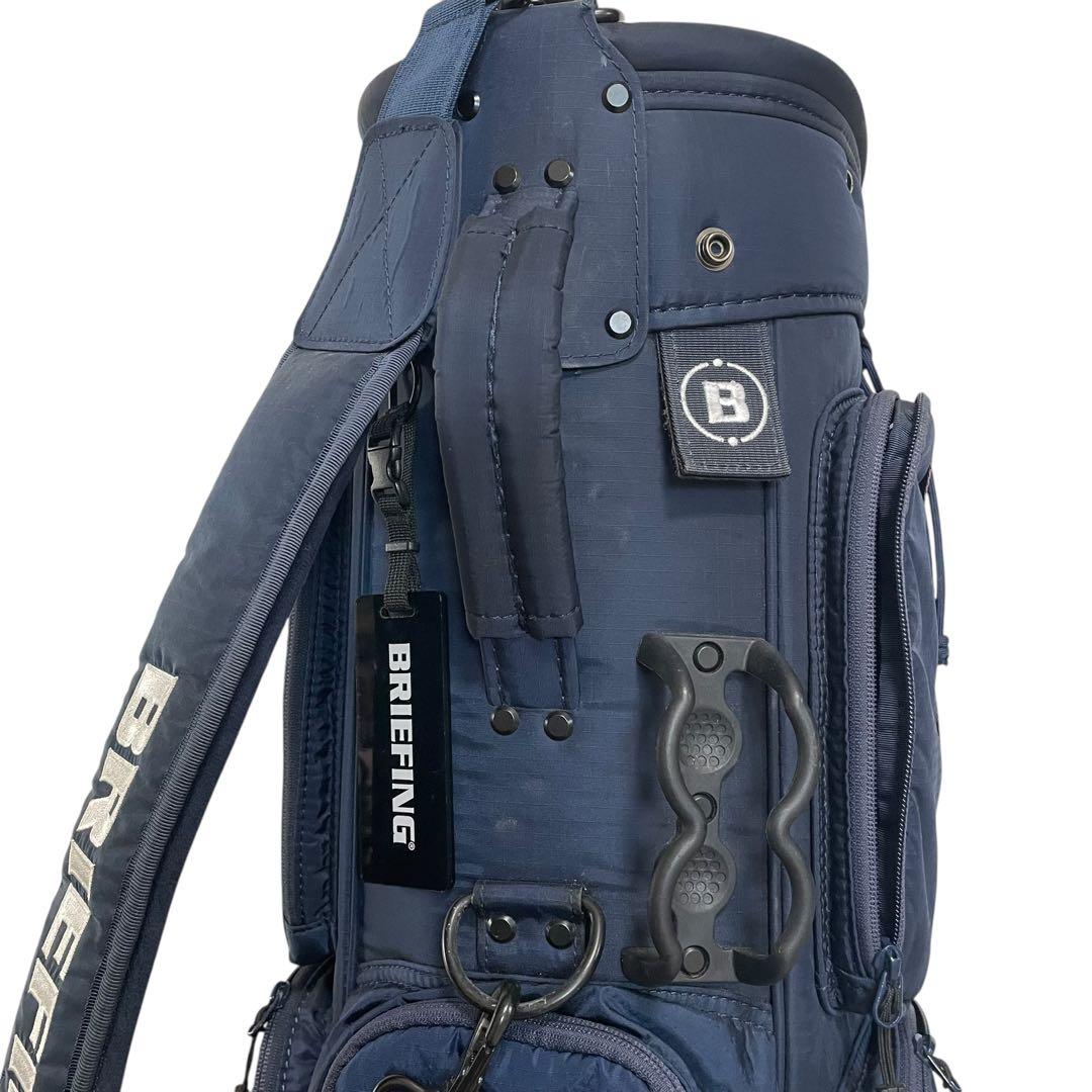 【極美品✨】BRIEFING 軽量 キャディバッグ CR-6 ネイビー ゴルフ