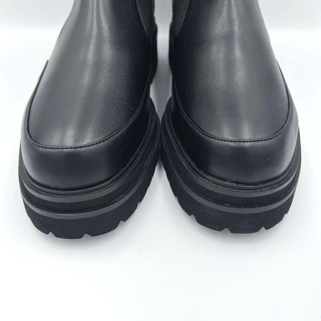 新品✨定価19800円✨emmi サイドゴアブーツ 厚底 ブラック