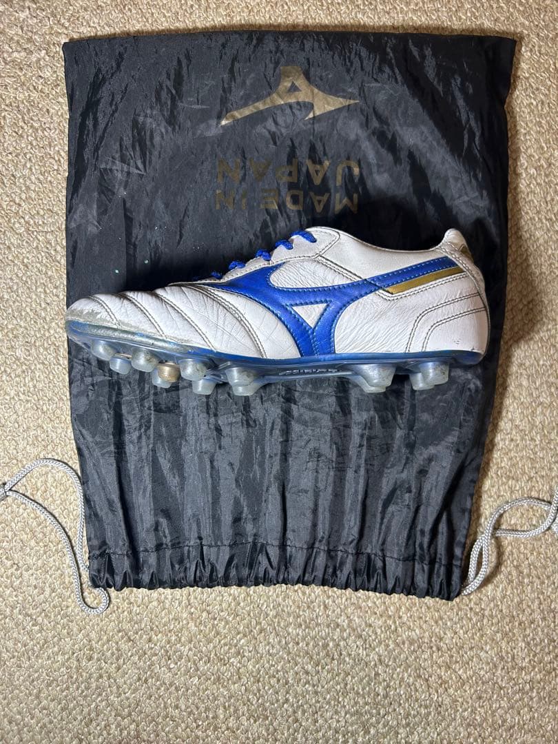 ミズノ モレリア2 JAPANホワイト/ブルー 【限定色】25.5cm