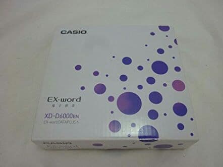 カシオ電子辞書XD-6000BN EX-word DATAPLUS6