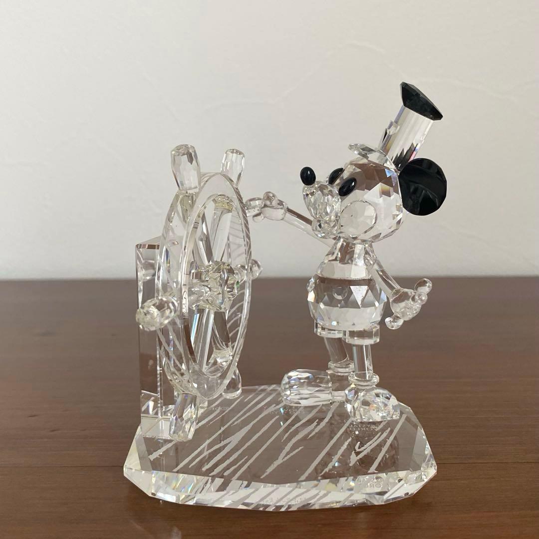 ディズニーショーケース クリスタルワールド ミッキーマウス 置物