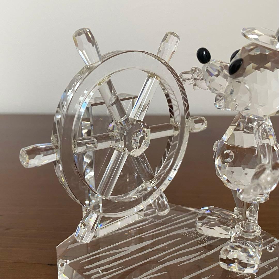 ディズニーショーケース クリスタルワールド ミッキーマウス 置物