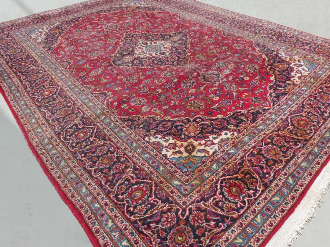 大判　ペルシャ絨毯　391×293cm　イラン産　手織り