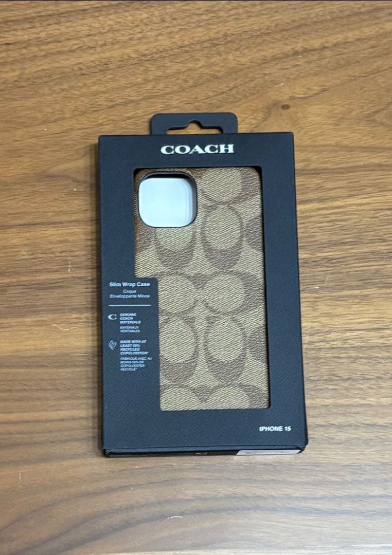 人気商品☘️コーチCOACH IPHONE 15 ケース・シグネチャー キャンバス