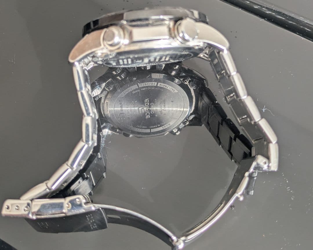 EDIFICE Bluetooth ソーラー 腕時計 ECB-800