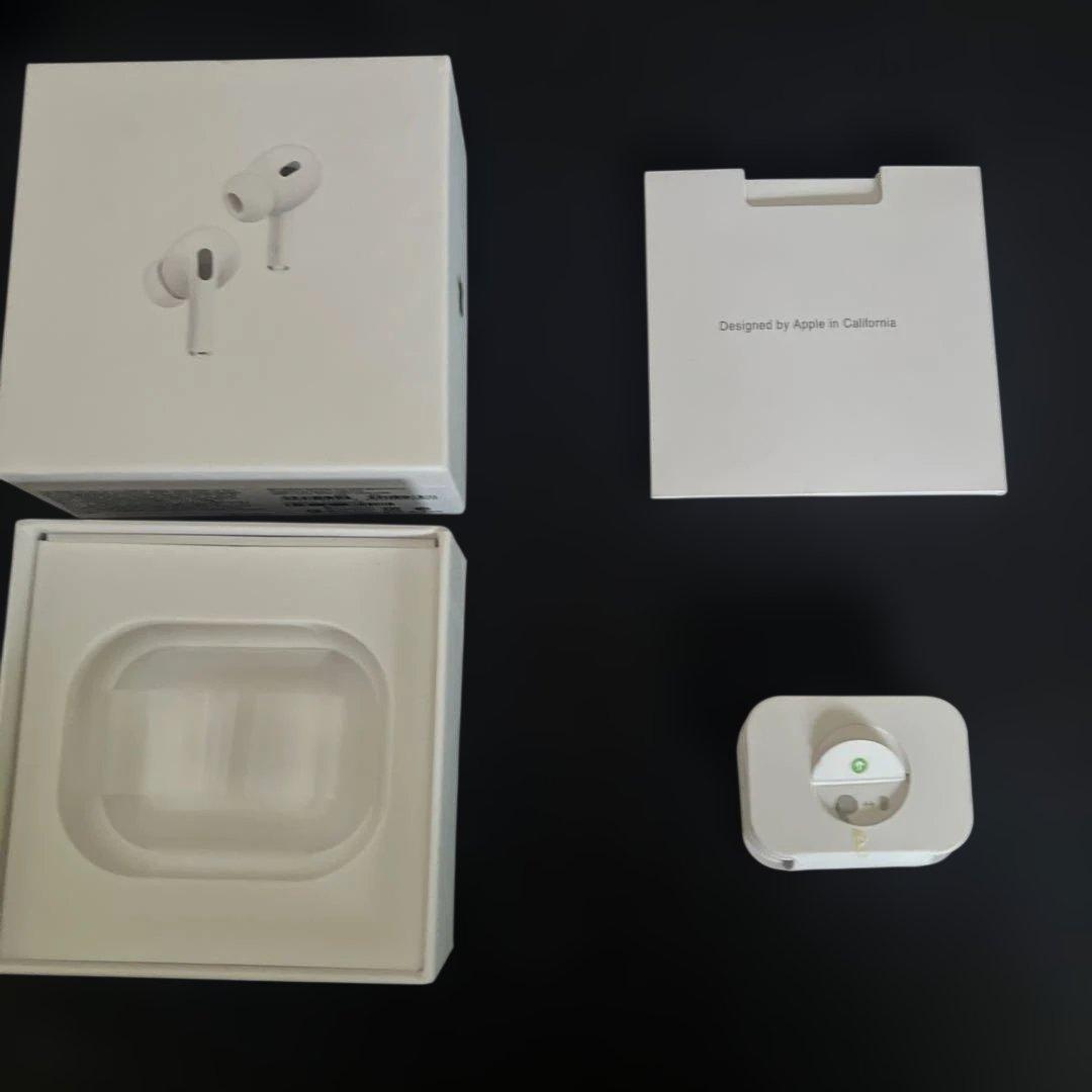 AirPods pro第二世代　保護ケース(2種類) 収納ケース付き　Apple