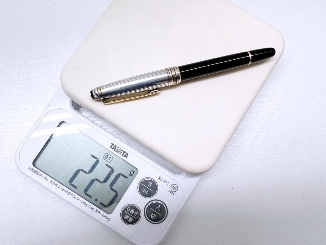 ジャンク扱い　モンブラン　ソリテール　デゥエ　万年筆　925　ペン先不明