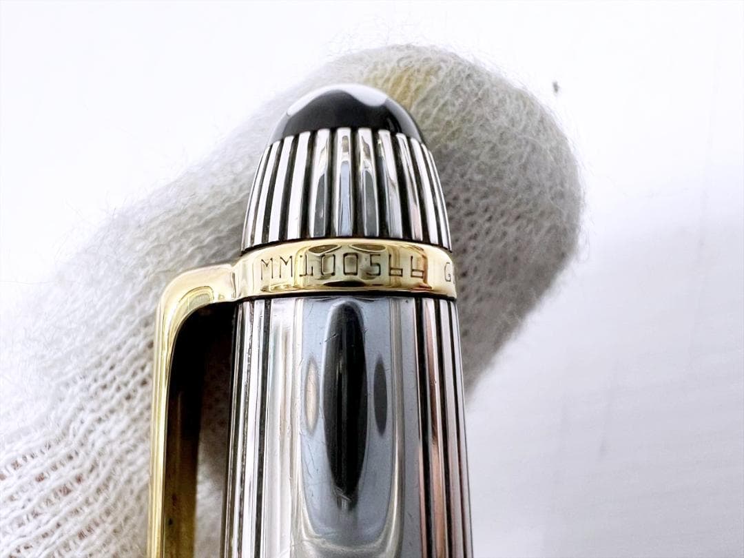 ジャンク扱い　モンブラン　ソリテール　デゥエ　万年筆　925　ペン先不明