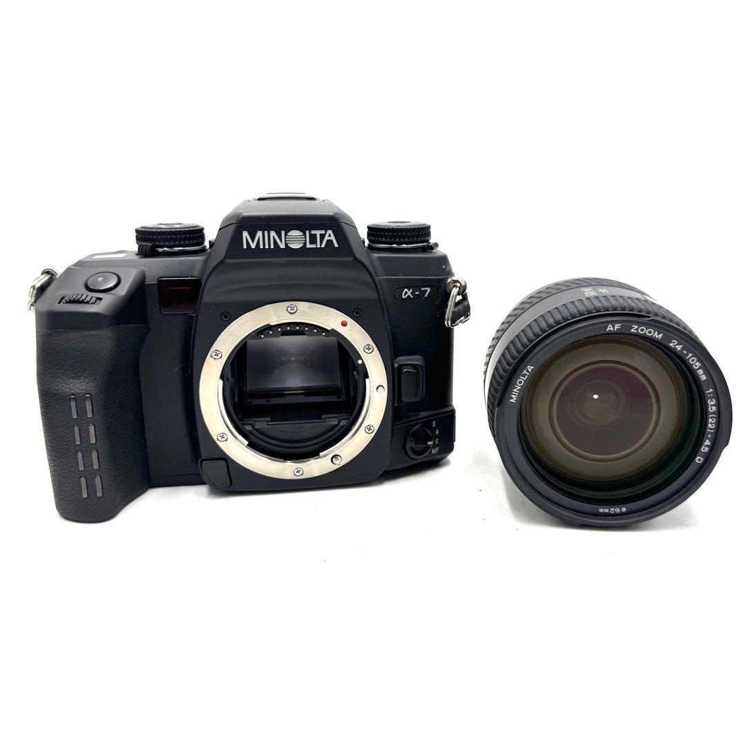 動作良好 MINOLTA ミノルタ α-7 AF 24-105mm 一眼レフ