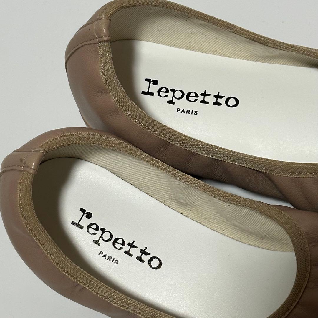 Repetto 室内試着のみ 39 ローガンパンプス バレエシューズ ラム革