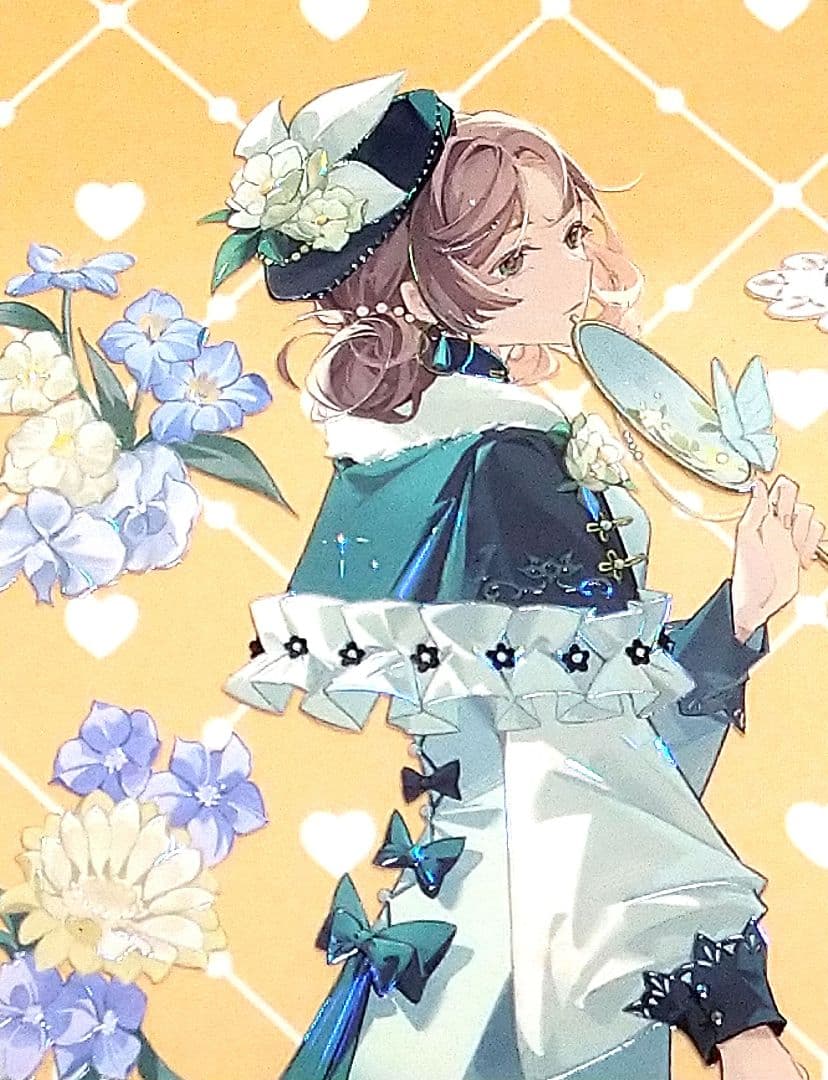 ✩のこり２✩J1026＃霁雨初晴(贝壳光)komos切り売り海外人物マステ女の子